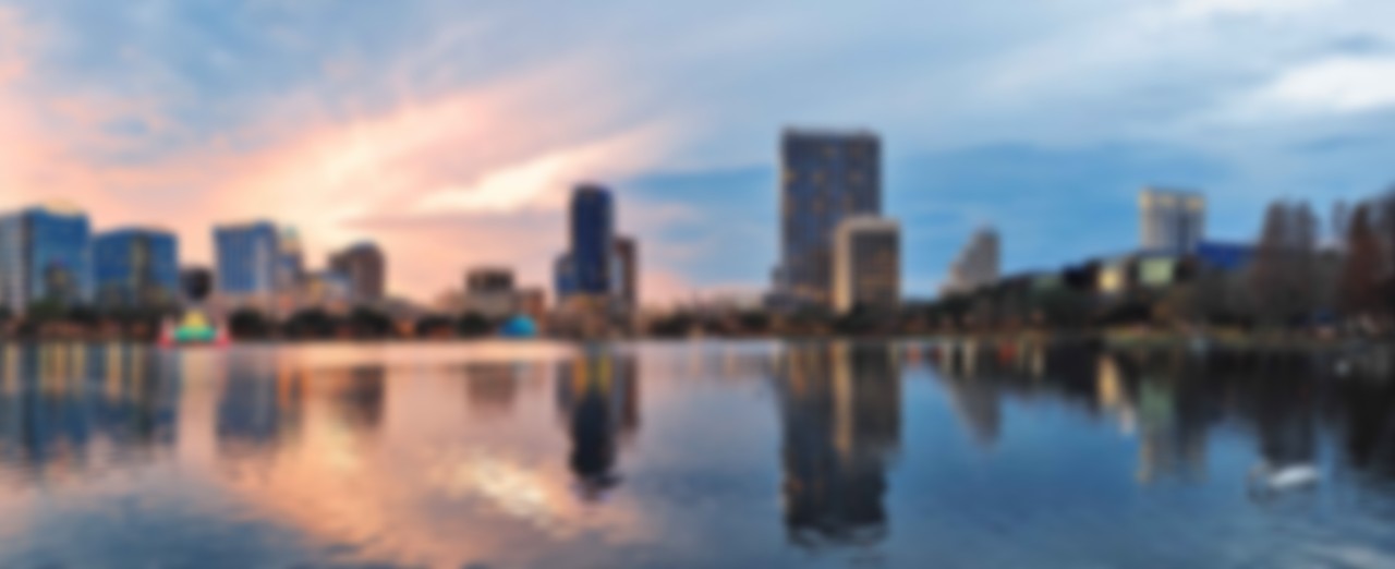 Downtown Orlando, FL from Lake Eola