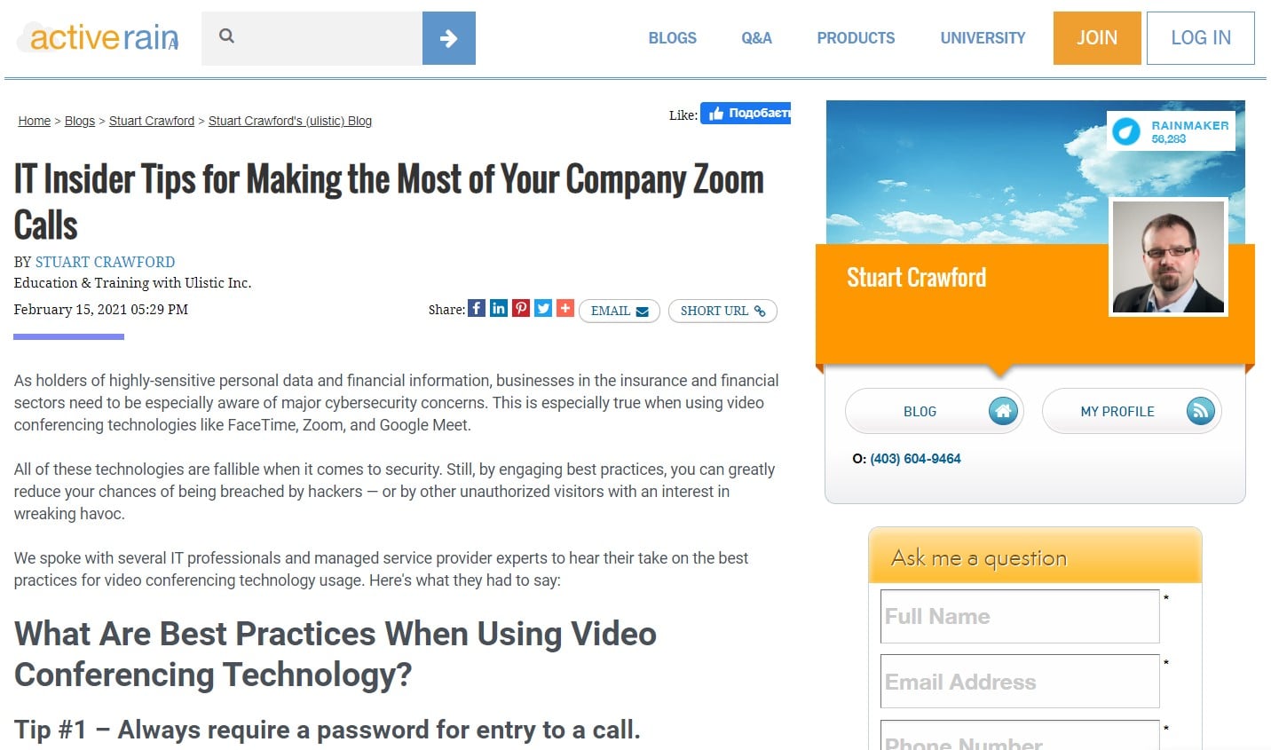 IT Insider Tips for Making the Most of Your Company Zoom Calls
